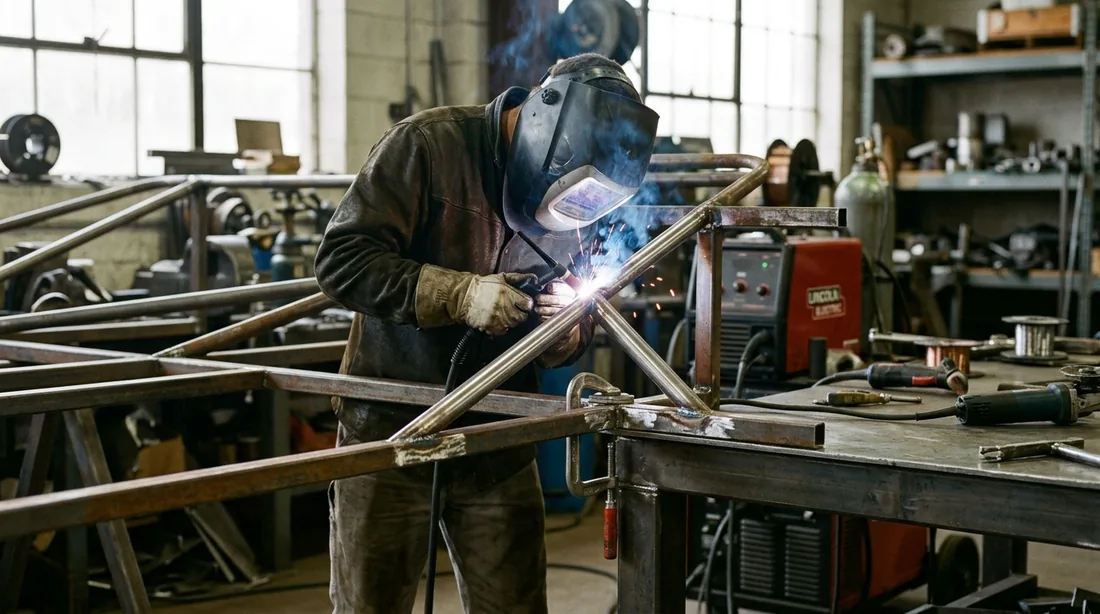 Rewelding cracked joints, replacing rusted outriggers, and repainting or powder-coating tube — Baton Rouge, LA